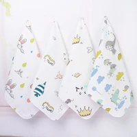 double printed cotton gauze handkerchief face towel nursing towel saliva towel combed cotton square towel baby cloth