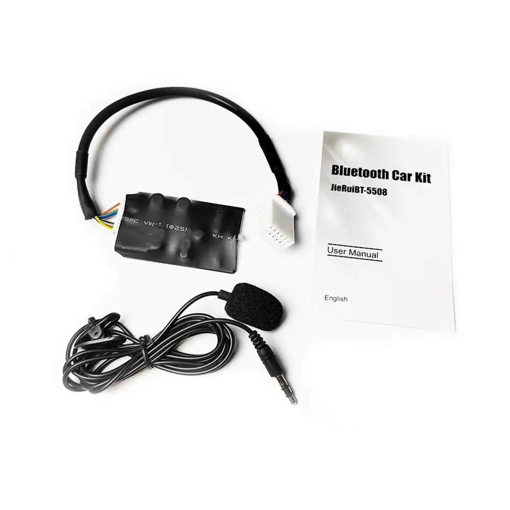 

Автомобильный Bluetooth 5,0 комплект AUX гарнитура Музыкальный адаптер кабель для Toyota RAV4 Corolla Avensis Auris Camry AVRCP 6 + 6 12 контактов радио