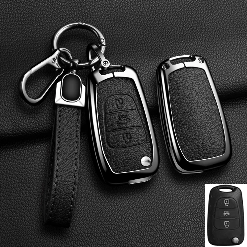 Новый стиль, кожаный автомобильный брелок для ключей, складной чехол для ключей для Kia K2 K5 Rio 3 Picanto Ceed Cerato Sportage, аксессуары