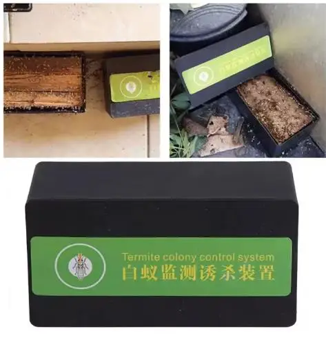 Фото Termite Bait Station Termite Trap Box For Outdoor Gargen Effective Indoor Termit 6XDE белый муравей №5