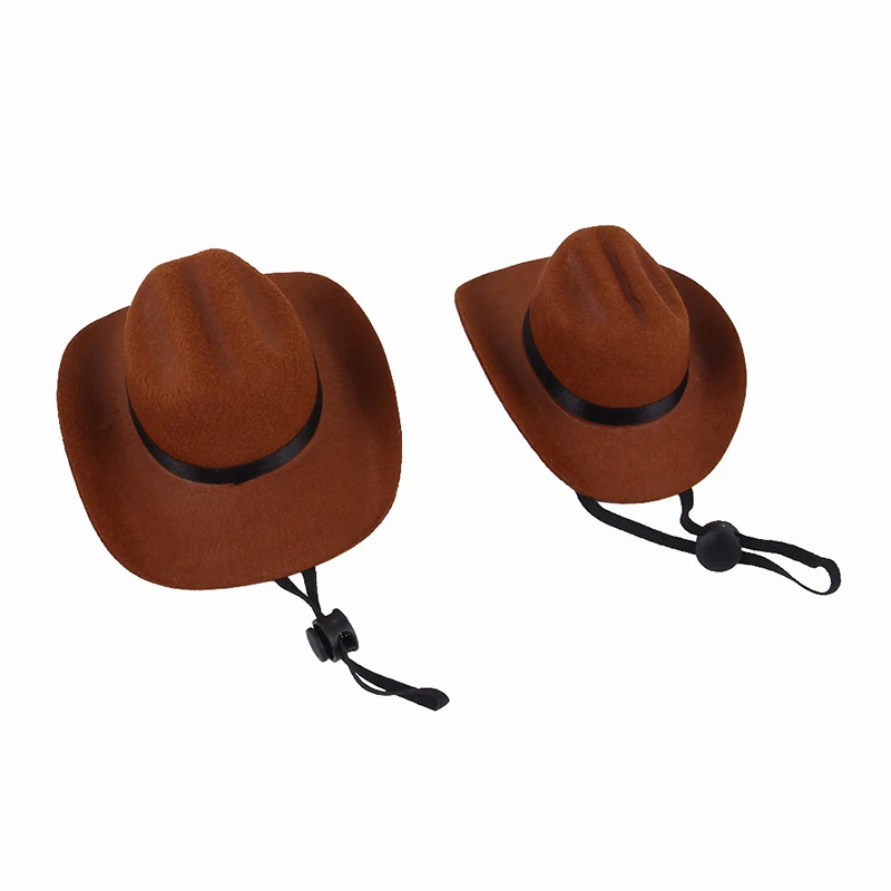 Funny Pet Hat For Dog Cat Western Cowboy Hat Photo Prop Universal Dog Cap For Halloween Christmas Street Party Pet Accessories