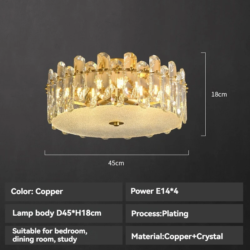 

Круглые хрустальные потолочные светильники Artpad