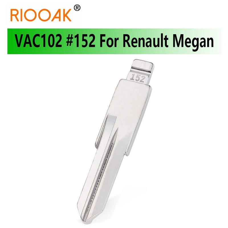 

10pcs Remote Key Blade VAC102 #152 KD VVDI Uncut Flip Blank For Renault Megan Dacia Clio Duster for JMD VVDI KEYDIY KD Remote