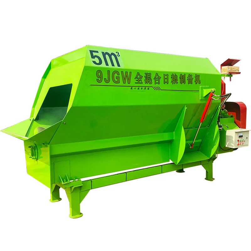 

GY Cattle and Sheep Forage Mixer TMR Horizontal Dry and Wet Mixed Feed Kneading Machine Breeding Automatic Mixing Machine