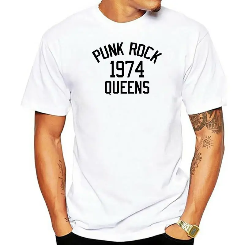

Punk Rock Music 1974 T Shirt 100% Premium Cotton Post Punk New York Dolls MenSummer Style Fashion Swag Men T Shirts
