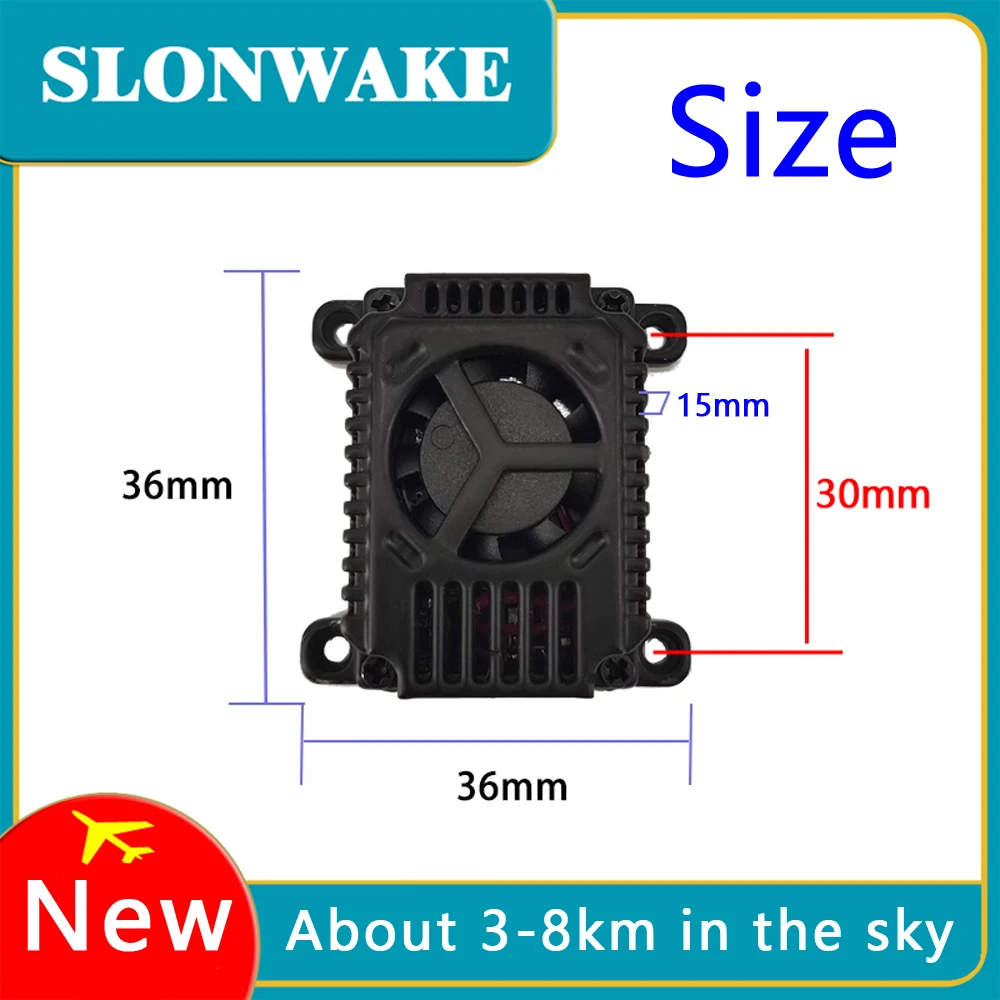 SLONWAKE FPV 5 8G 4 Вт VTX-передатчик 25 МВт/400 МВт/1000 МВт/2000 МВт/4000/ МВт Регулируемый