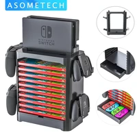storage stand for nintendo switcholedlite console accessories case nintend switch game cd joycon pro controller holder tower