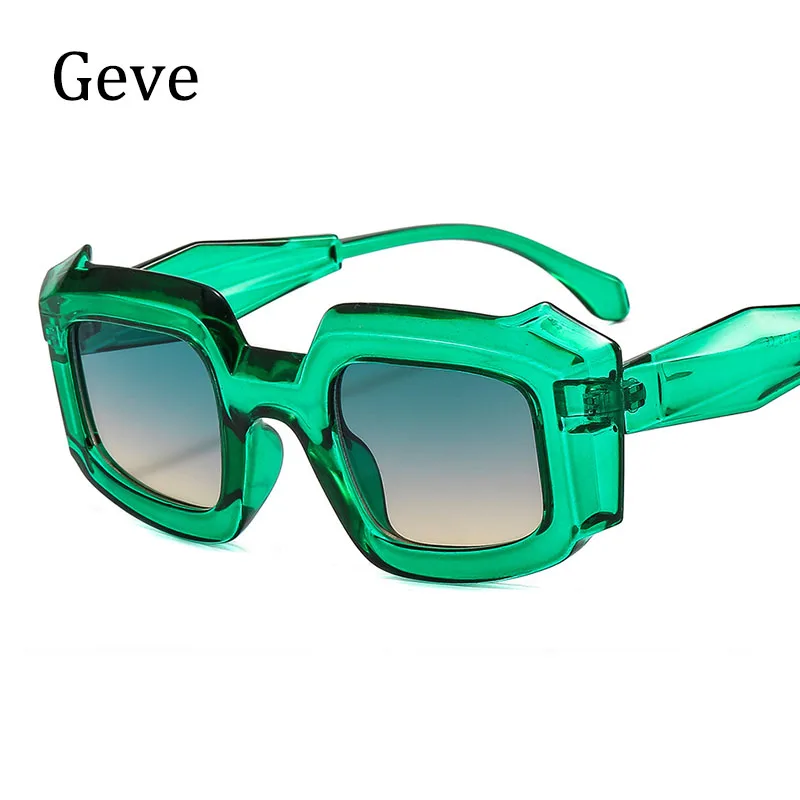 

Nnew Fashion Square Glasses 2022 Women's Sunglasses Classic Retro Candy Color Clear Sunglasses Woman Unique Design Eyewear Shade