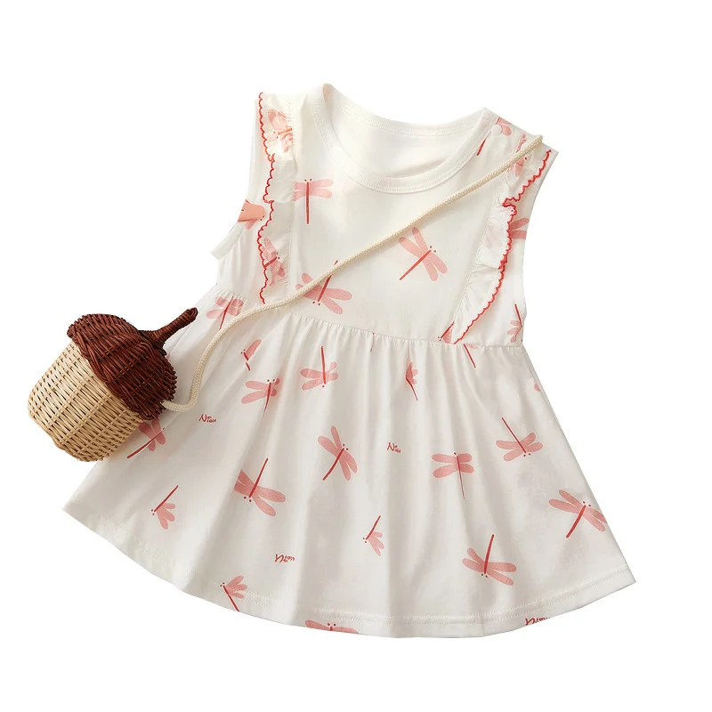 

Летняя детская одежда для девочек, тонкая юбка принцессы для девочек, летняя юбка, одежда для девочек, платье для девочек, детская одежда для девочек