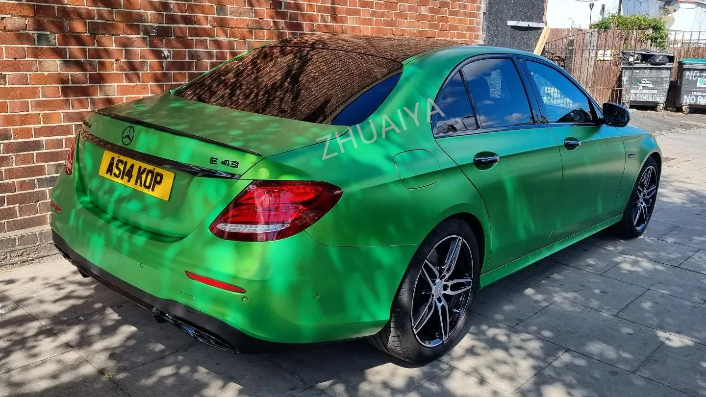 ZHUAIYA медная металлическая зеленая виниловая пленка для обертывания яркая 152*18 м