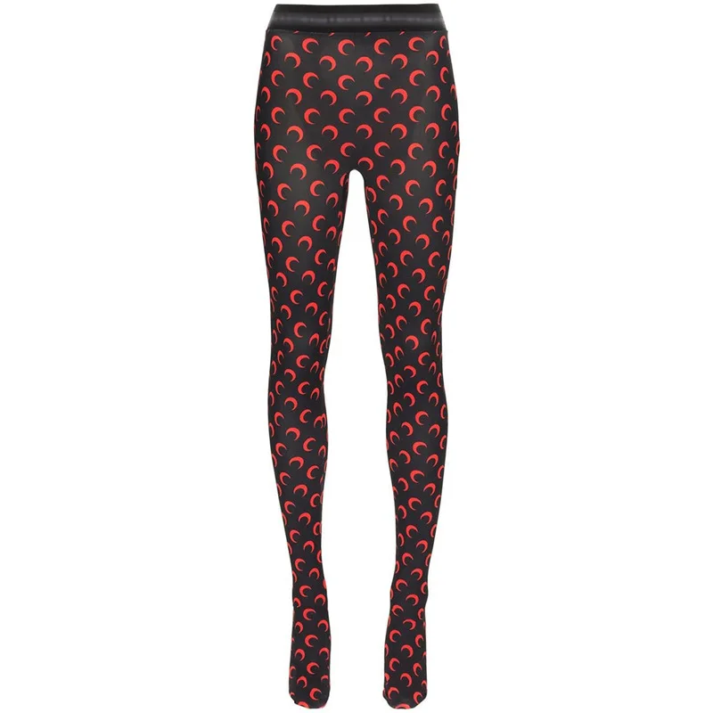 

Sexy Tights Moon Print Tights Women's Slim Fit Pants 2023 New Trend Can Be Worn with High Elastic Slim Sports Casual Tights