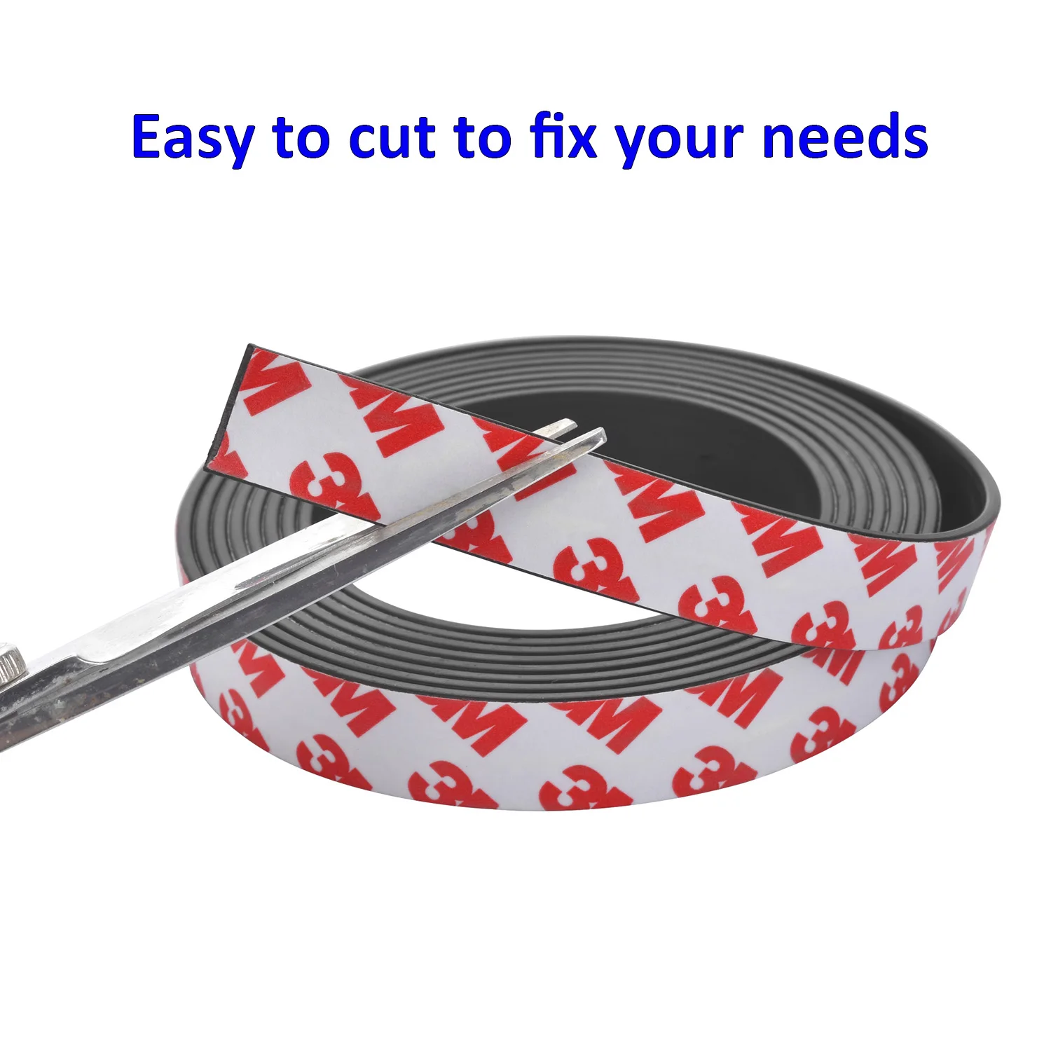 1 м/лот 10*1 10*2 20*1 30*1 мм самоклеящаяся Гибкая магнитная полоса резиновая лента