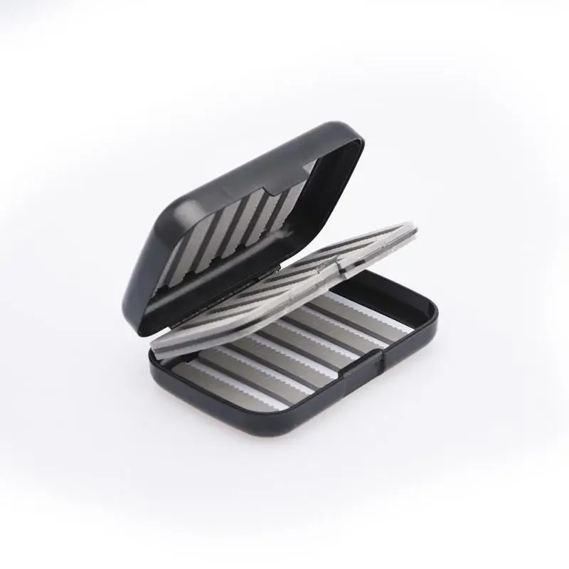 Коробки для рыболовных снастей черные двусторонние утолщенные мини-прочные