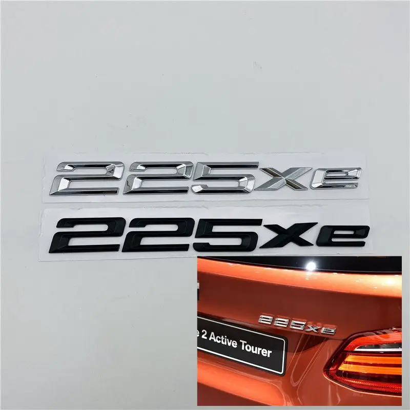 

For BMW 2 Series F45 Active Tourer 2014+ 225xe Rear Tail Boot Emblem Logo Badge Letters Script Stickers