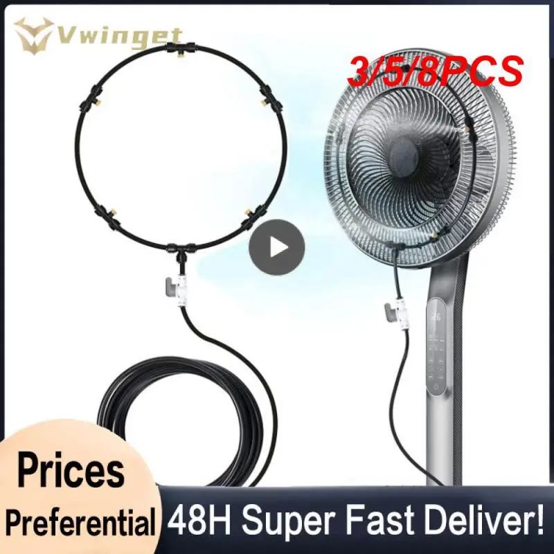 

Water Misting Cooling System Kit Summer Sprinkler Air Conditioner Humidifier Efficient Cooling Fog Spraying Sprinkler Outdoor