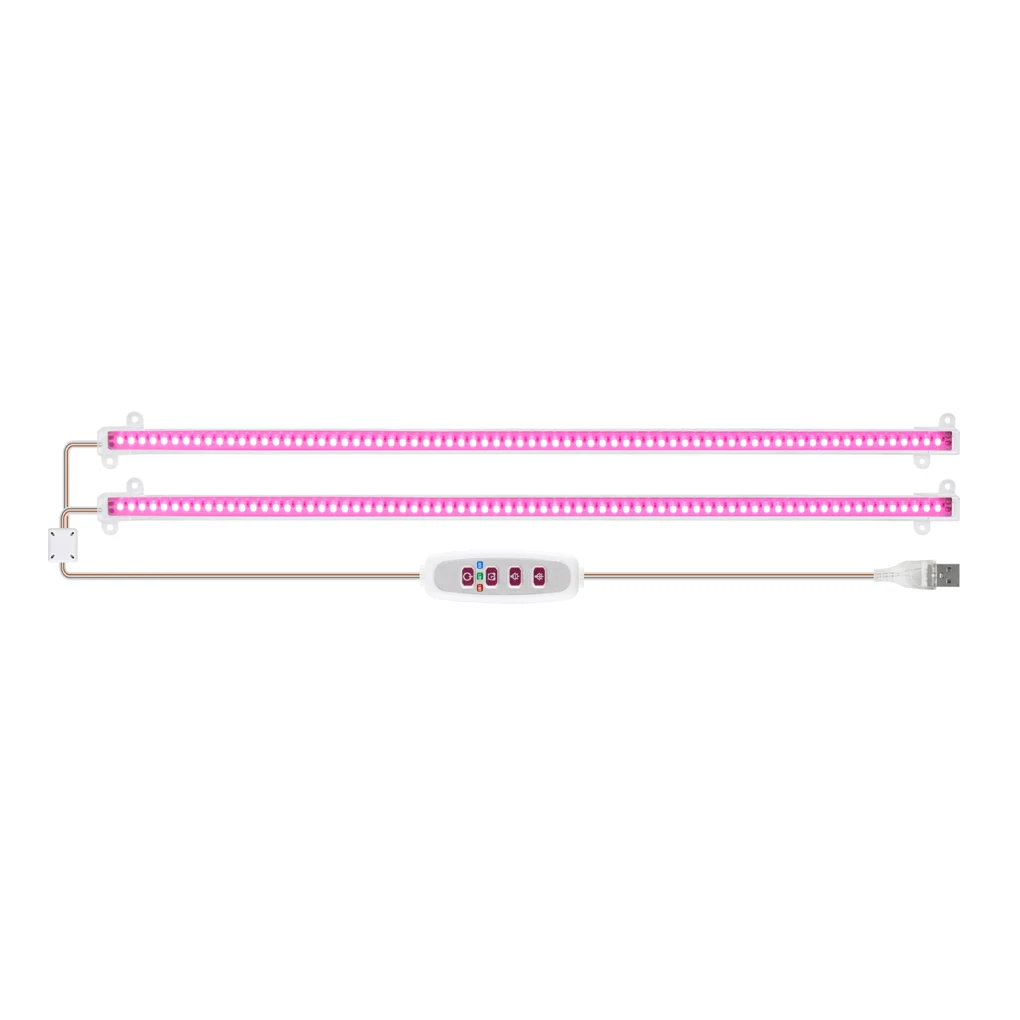 

LED Growth Light Strips Phytolamp 5 Lighting Modes Adjustable Full Spectrum IP20 Life Waterproof Four Heads Red Blue