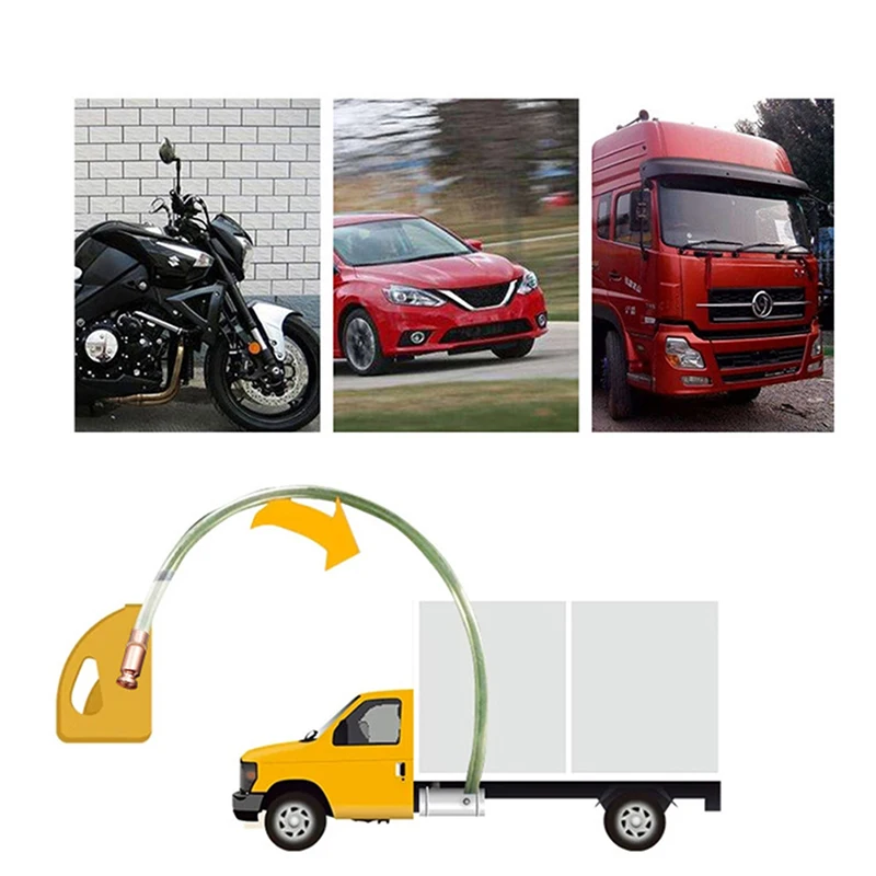 Красный медный сифон заправочный газовый сифонный насос бензиновый топливный