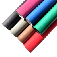 smooth grain solid color vegan pu vinyl faux leather fabric sheet for making shoebagpurse 30135cmcoverbelthair bowcraft