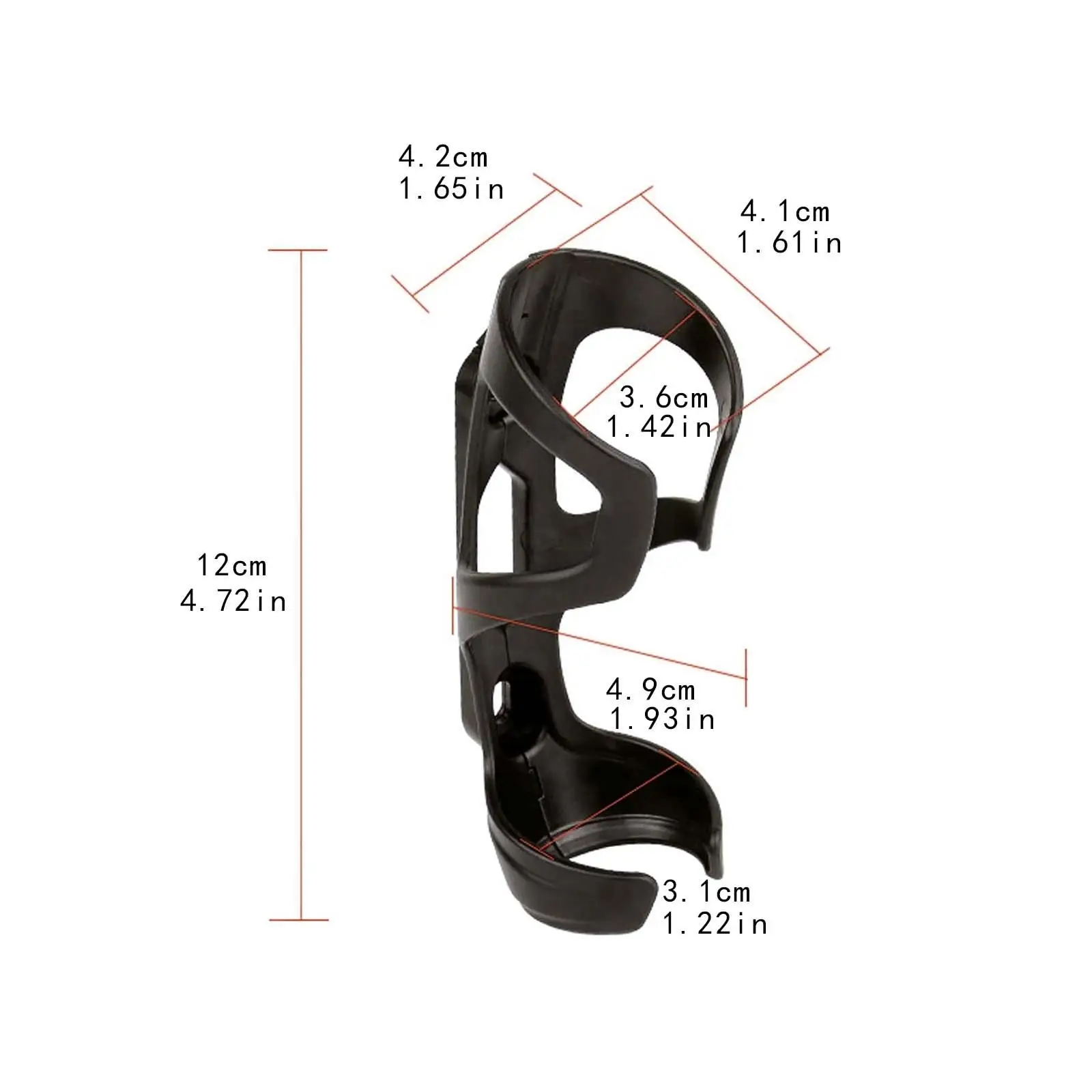 Держатель для велосипедной бутылки крепление велосипеда банан черный с