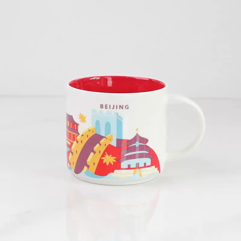 

Керамическая кофейная кружка, Америка и Европа, Нью-Йорк, Лос-Анджелес, чашка для молока, красивые подарки, подарки для вечеринки, 400 мл