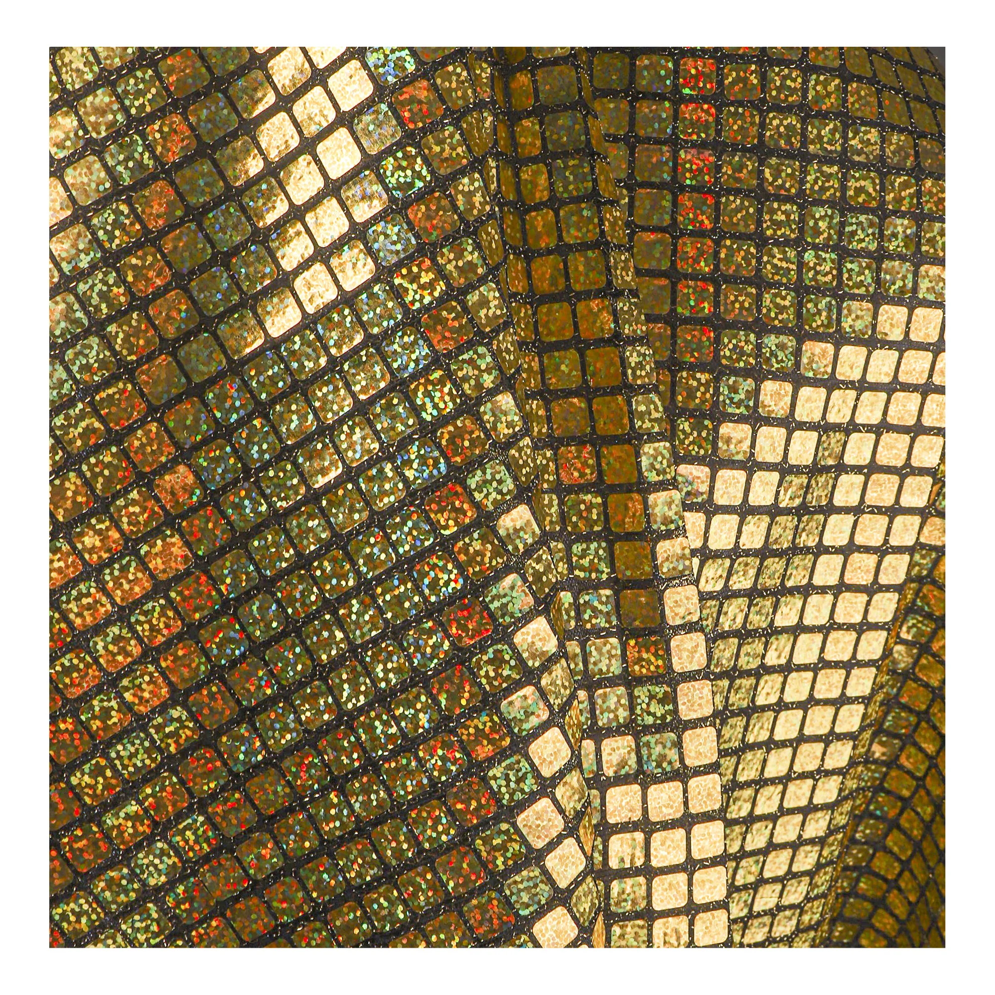 Золотые квадраты зеркальные блестки Марля хайлайтер отражающий фон для