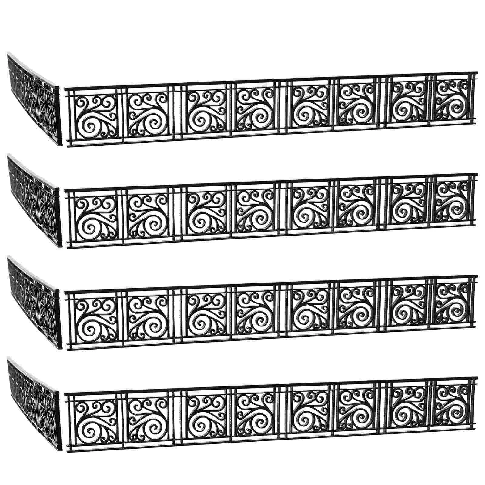 8 шт. ретро-декор собранная вручную песочница архитектурная модель перила