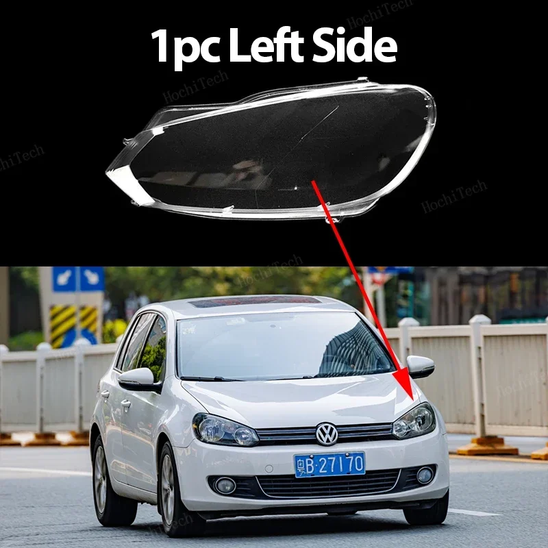 

Крышка автомобильной фары, стеклянная крышка, абажур, яркий корпус, крышки объектива для Volkswagen VW Golf 6 MK6 GTI R 2010-2014