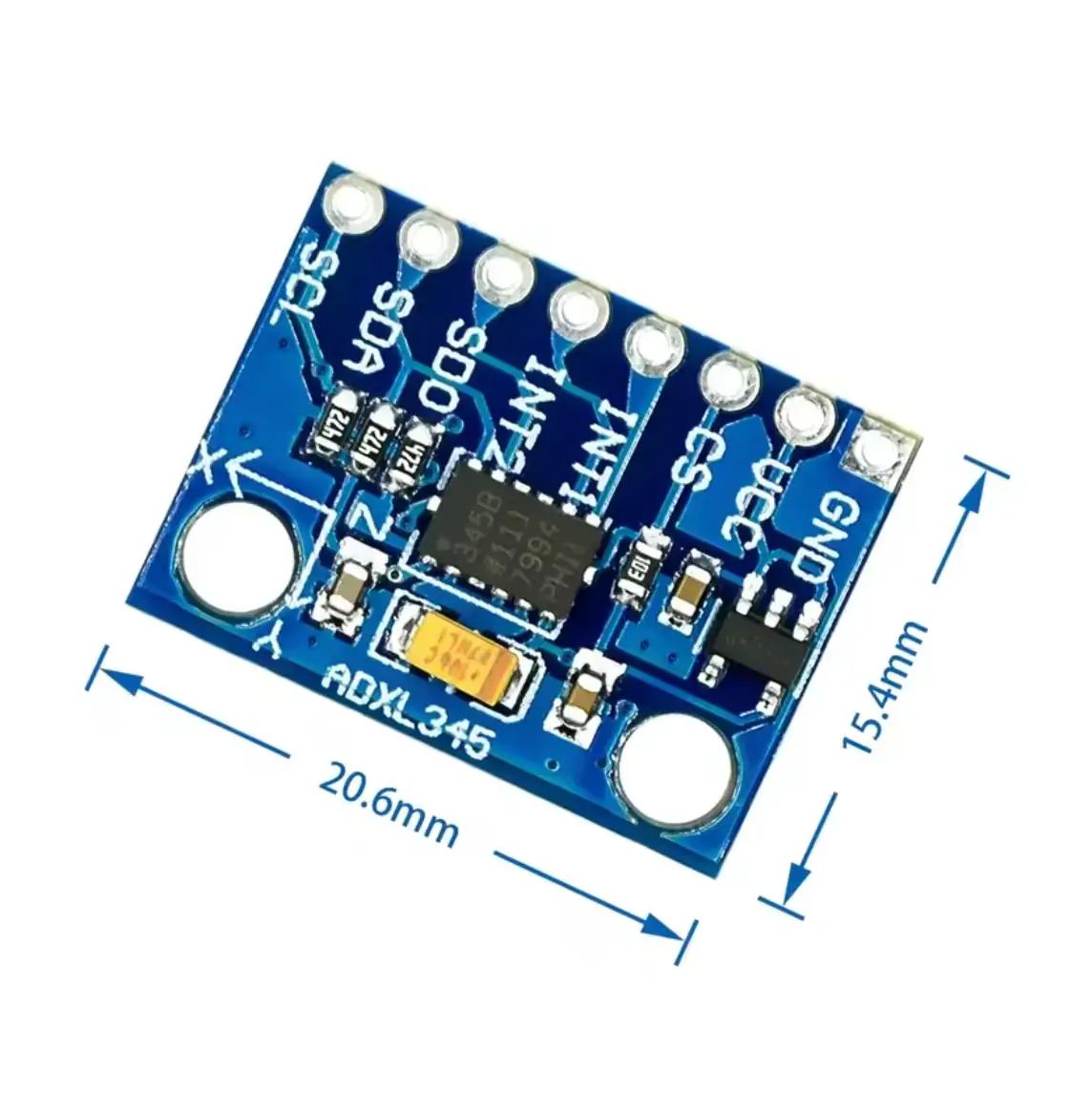 Фото GY-291 ADXL345 Цифровой трехосевой датчик ускорения и наклона для Arduino, модуль IIC SPI №2
