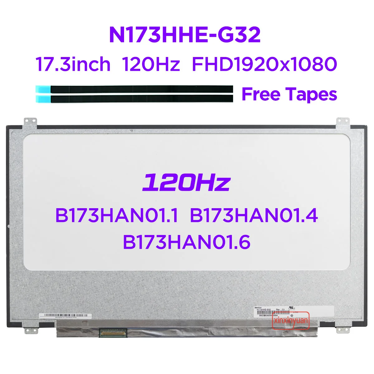 Экран для ноутбука 17 3 дюйма 120 Гц флэш-экран MSI HT73VR GT72VR DELL Alienware 17R4 FHD 1920x1080 40pin eDP -