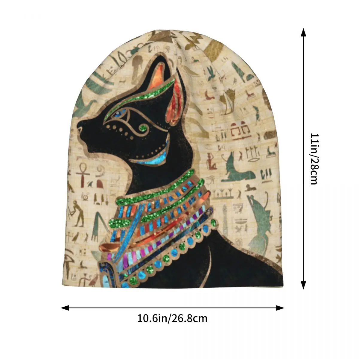 Шапка с египетским котом Bastet шапки вязаные в стиле хип-хоп египетский фараон