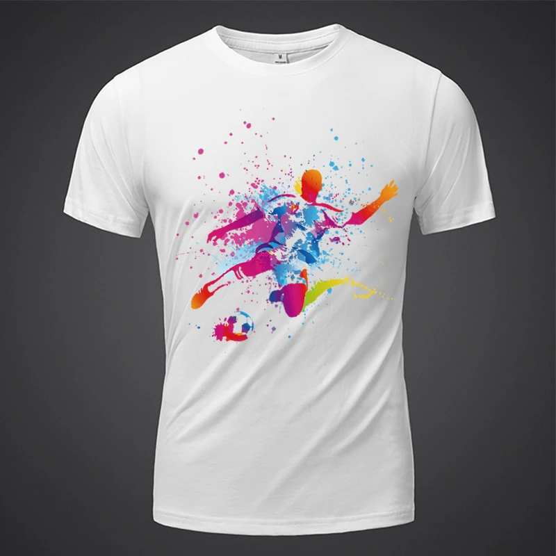 

Football T Shirt Athletes Printed Mens Womens Oversized T-Shirts Sportsman World Champion Summer Designer Clothing Anime Tees