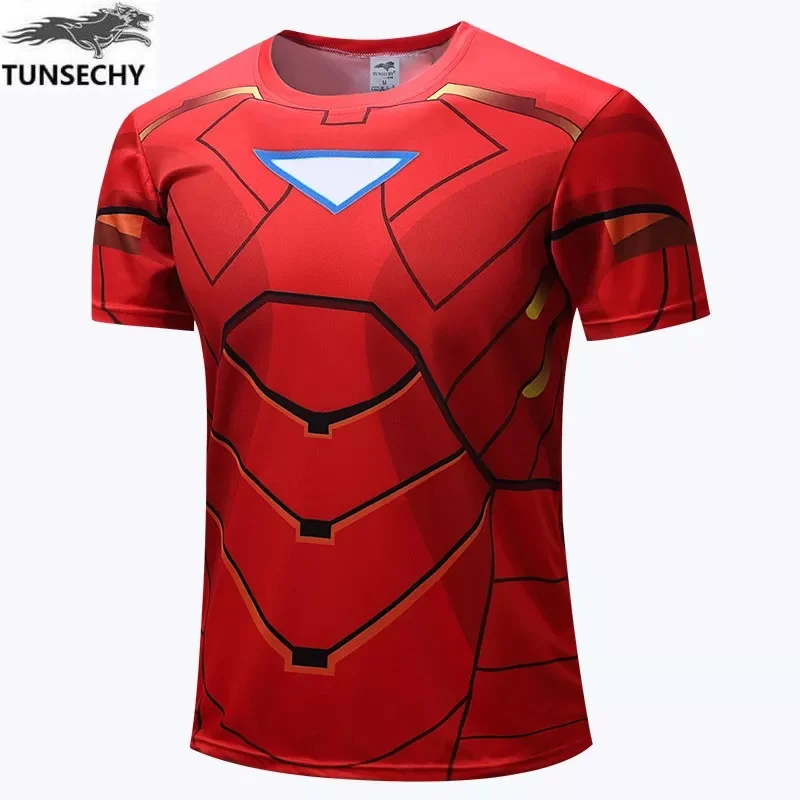 

NEW IN 3D printing T-shirt personality red short-sleeved casual T-shirt 2021 new summer fashion T-shirt