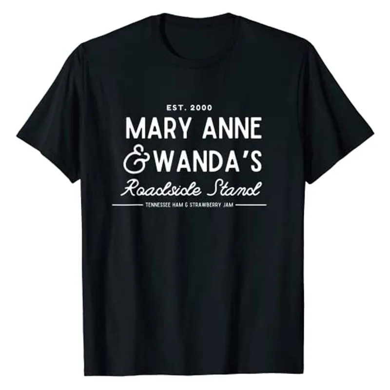 

90’s Country Mary Anne and Wanda’s Road Stand Funny Earl T-Shirt Short Sleeve Vintage Tee Tops Countyr-Music Lover Apparel