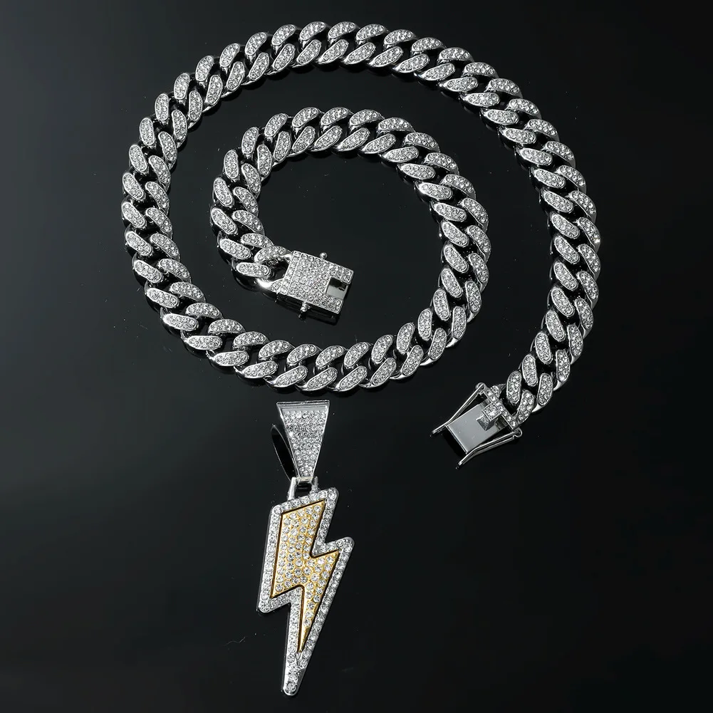 

Ожерелье унисекс в стиле хип-хоп с кубинской цепью 13 мм