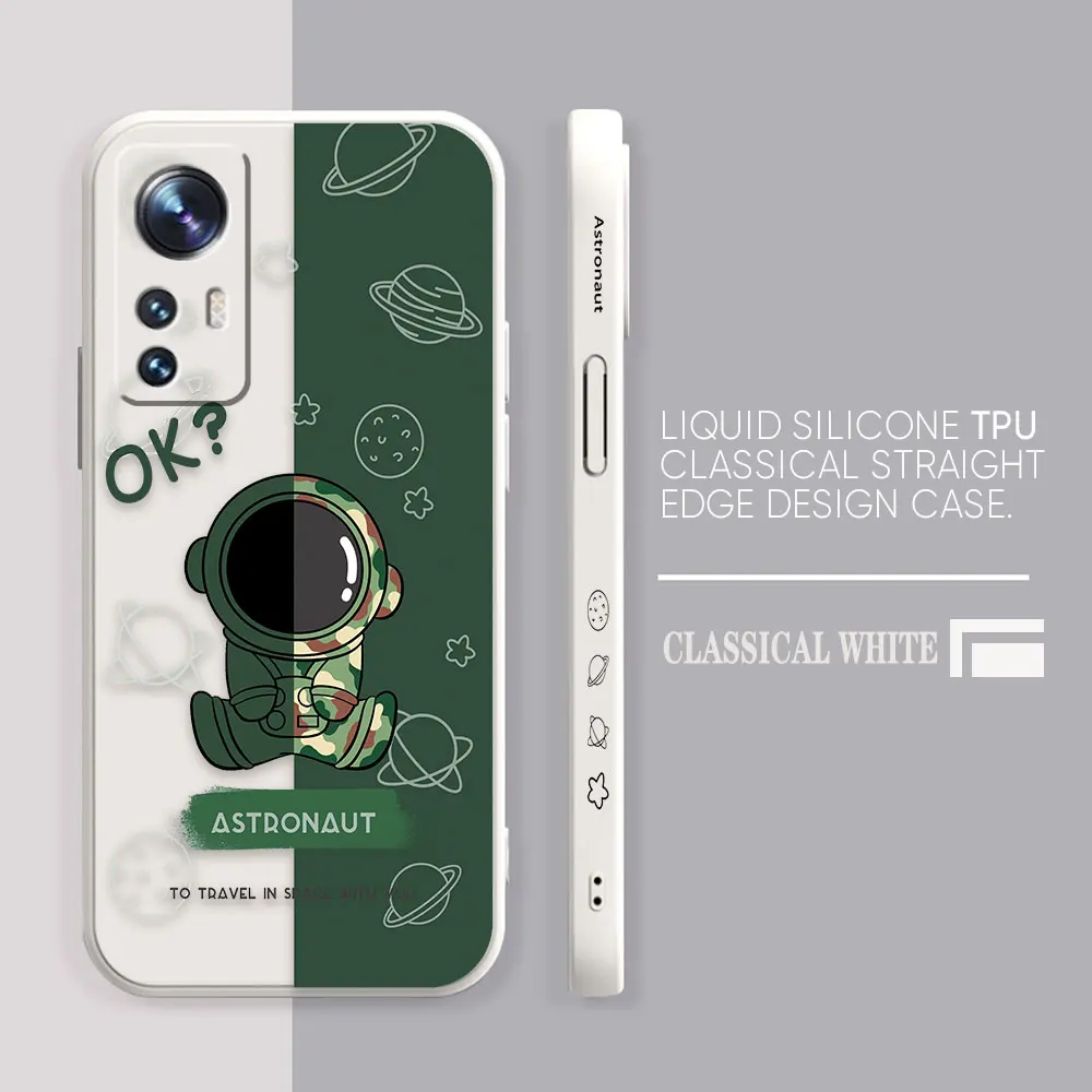 Phone Case For Xiaomi 13 12 12T 12S 11 11T 10 10S 9 Pro Ultra Lite Colour Case Cover Funda Cqoue Shell Capa Astronaut Camouflage