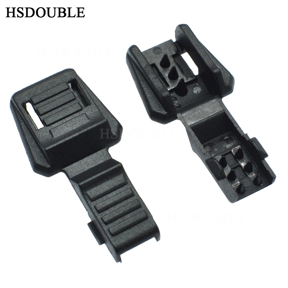 

Черные пластиковые наконечники шнура на молнии для Паракорда и шнура, 20 шт./лот