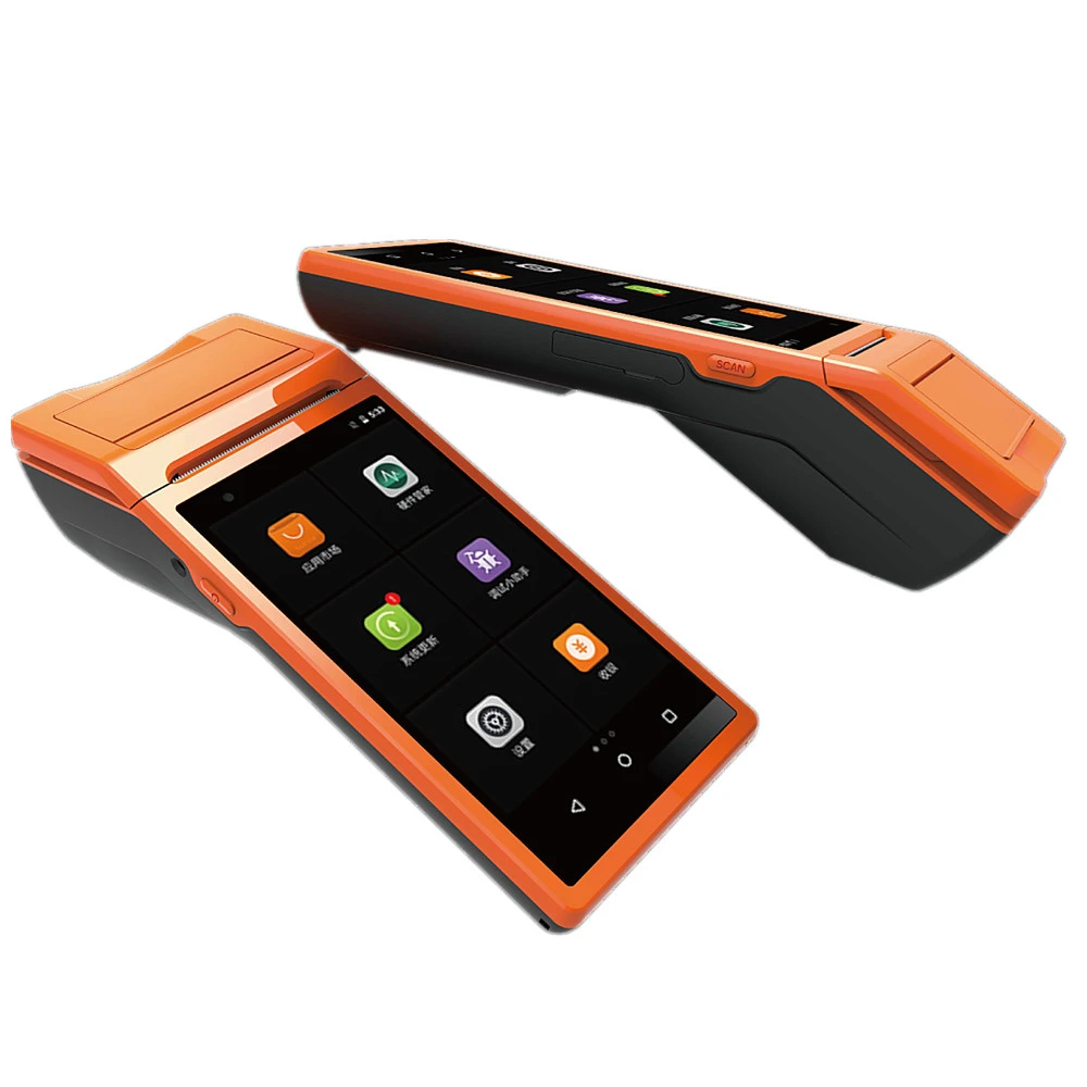PDA Android POS Bluetooth Термальный чековый принтер 3G WiFi мобильный заказ терминал
