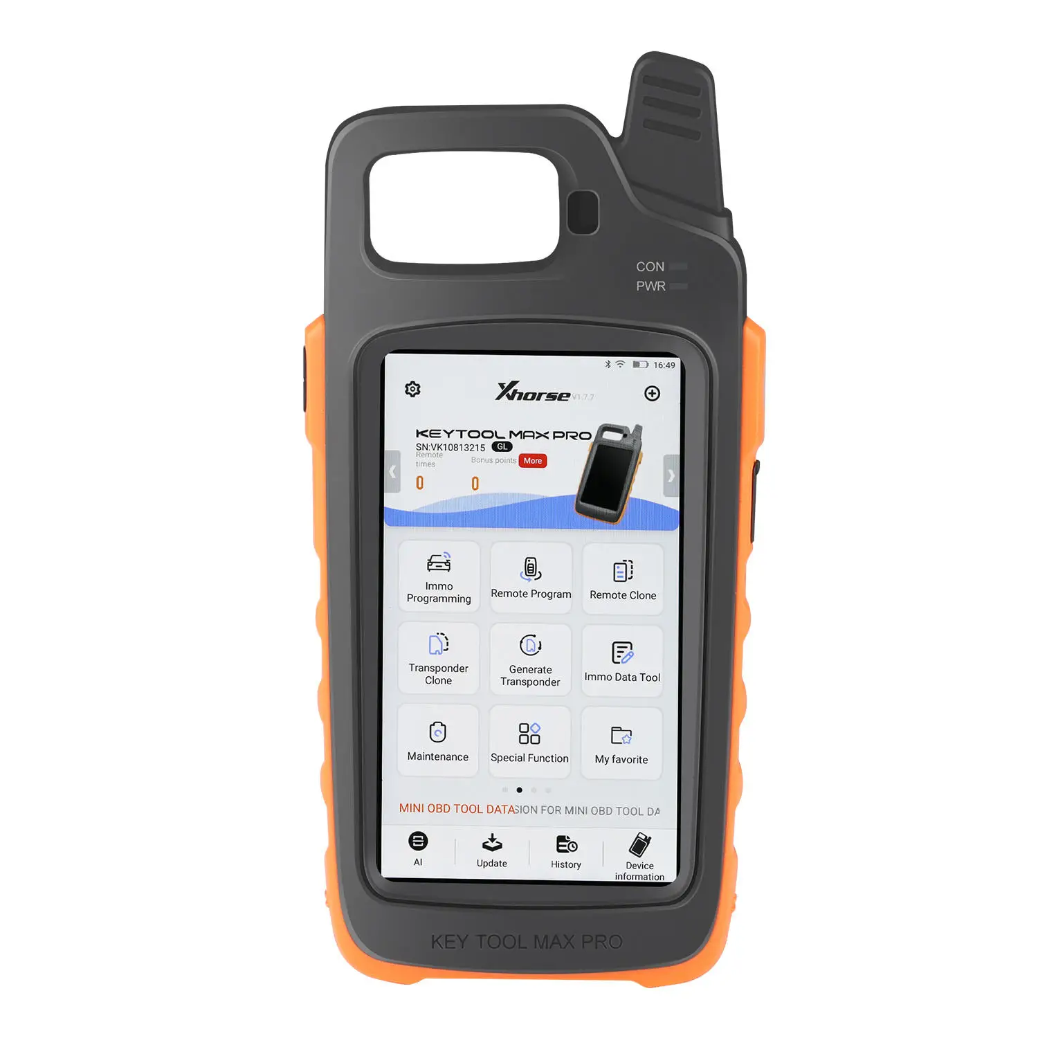 Фото Многоязычный удаленный программатор Xhorse VVDI Max Pro для автомобилей CAN FD Функции тока утечки напряжения 1-летние диагностические инструменты №1