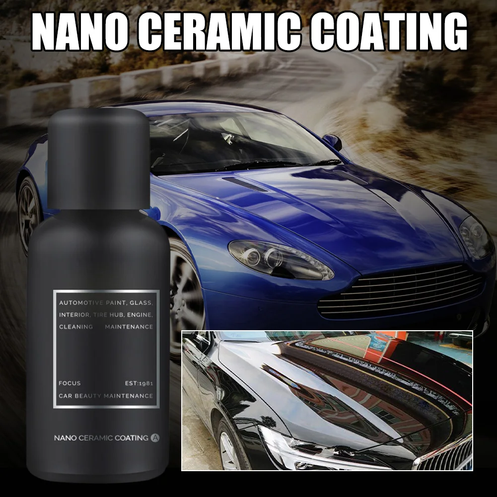 

Car 9H Liquid Glass Ceramic Coating Waterproof Nano Ceramics Auto Car Paint Care Anti-scratch Hydrophobic Glass Coating 30ml