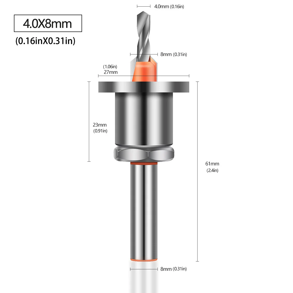 

8 мм хвостовик HSS зенковка деревообрабатывающий фрезерный станок фреза экстрактор винтов Remon инструменты для сноса для фрезы по дереву