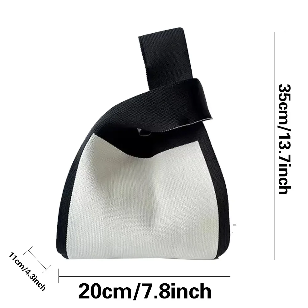 Сумка на запястье с узелком ручной работы женская сумка-тоут для покупок