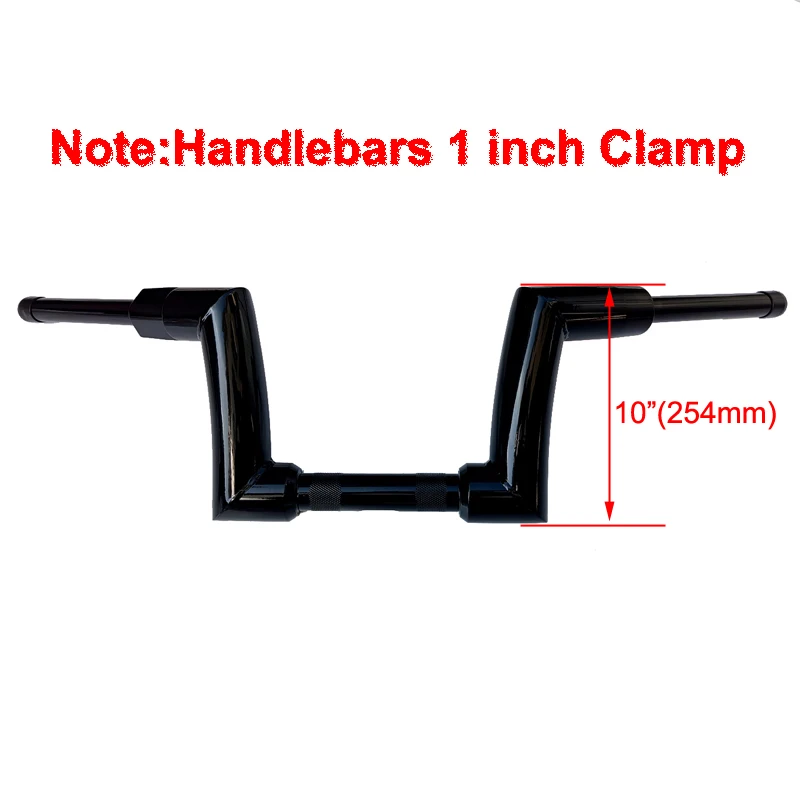 

Руль HCMT, зажим 1 дюйм, 8 дюймов, подъем 2 дюйма, вешалка для жира, перетаскиватели, совместимые с Harley Sportster FLST FXST Road King
