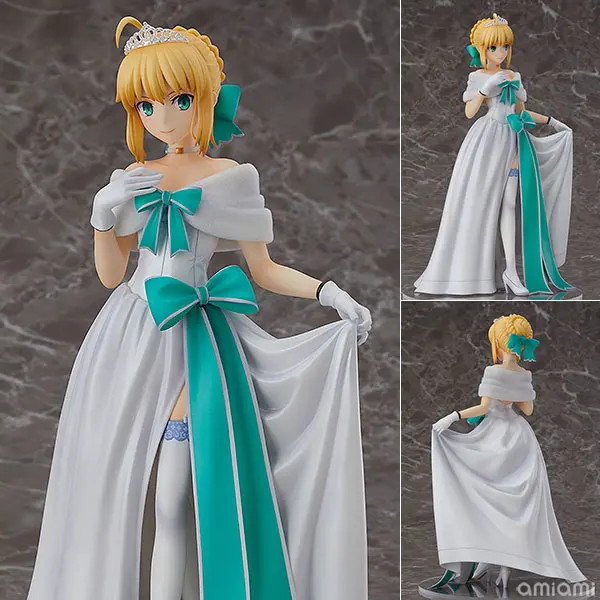 

2022 24cm Fate/Grand Order Anime Saber Action Figure Saber Heroic Spirit Formal Dress Ver Altria Pendragon Figurine Model Doll
