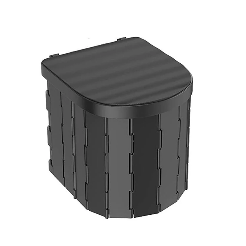 

Portable Toilet Folding Camping Toilet - Outdoor Toilet Upgrade Durable Bucket Toilet Car Travel Potty
