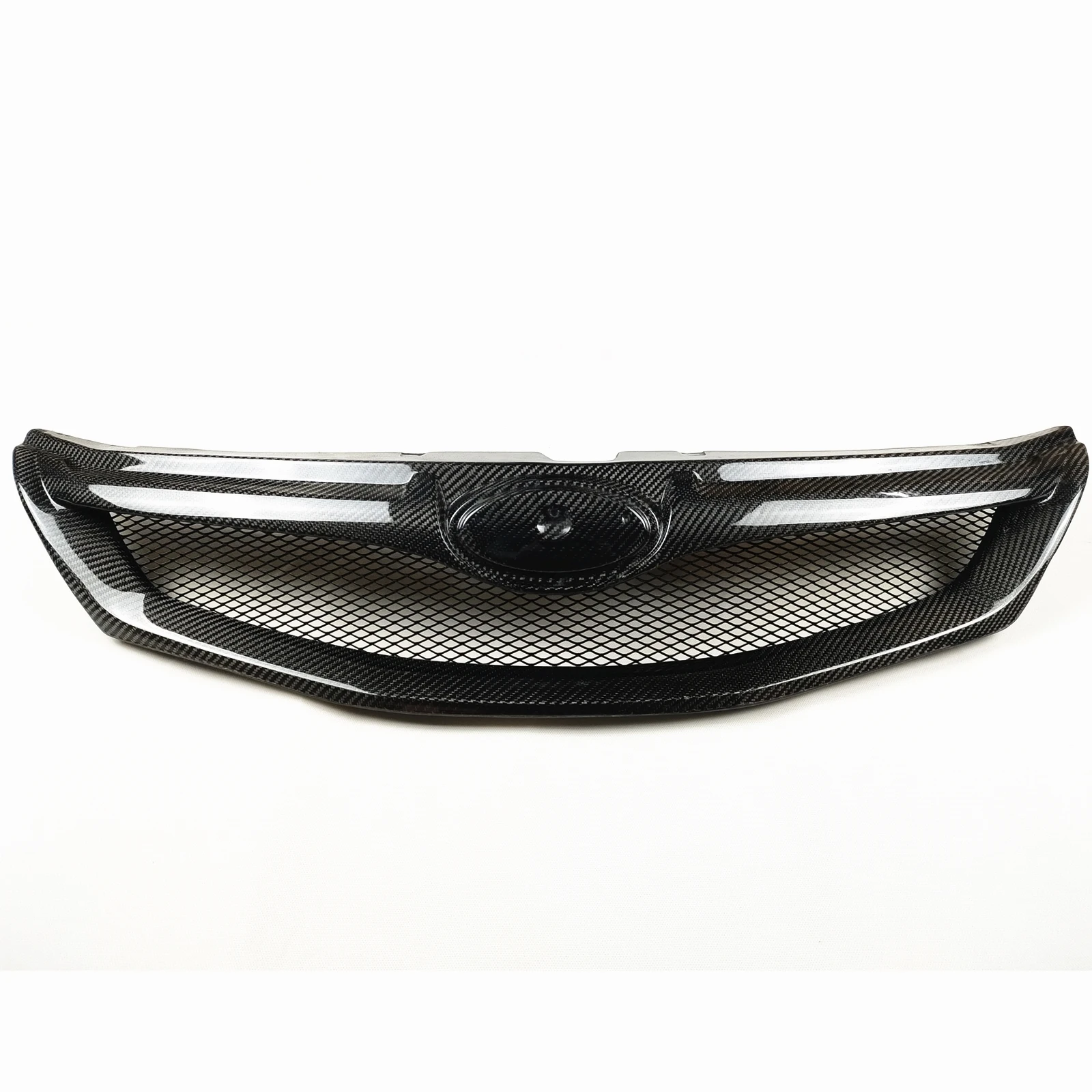 

Передняя решетка для Subaru Impreza WRX STi 2008 2009 2010, автомобильный верхний бампер из углеродного волокна