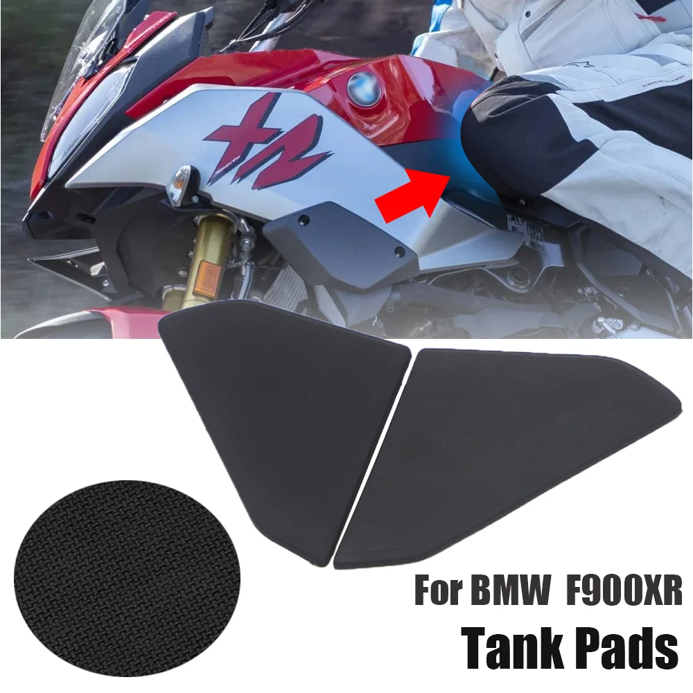 

Для BMW F900XR мотоциклетные боковые подкладки для FuelTank Защитная Наклейка s Наклейка газовый коленный захват Тяговая подкладка боковая наклейк...
