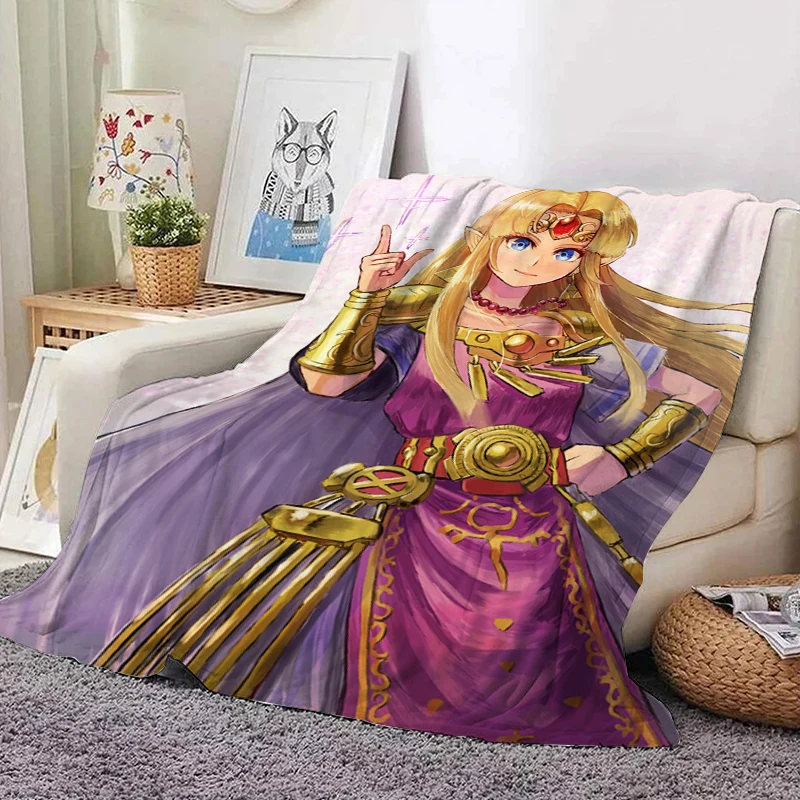

Couch Throw Blanket For Sofa Zelda Decorative Bed Blankets Bedroom Decoration Bedspread The Fluffy Soft Fleece Boho Custom Anime