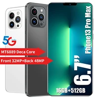 Unlocked Dual SIM 6 7 Inch Screen Smartphone 12GB 512GB Apple IPhone Pro Max Cellphone Samsung Huawei Mobile Phone