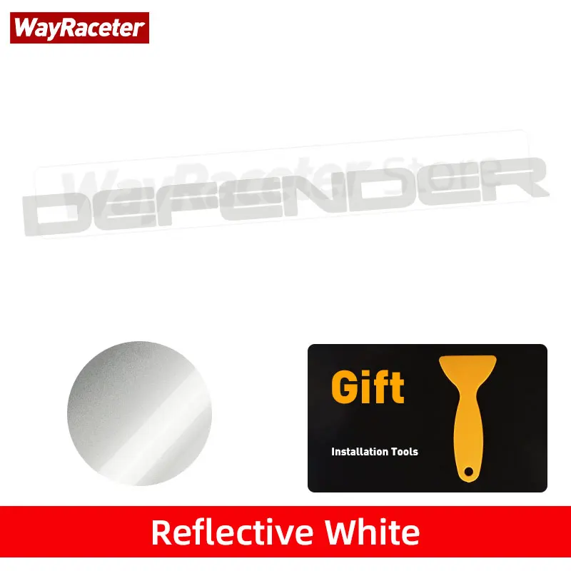 

1 шт. светоотражающая виниловая наклейка на крышку двигателя, боковая наклейка на капот для Land Rover Defender L663 90 110 130 2022, аксессуары