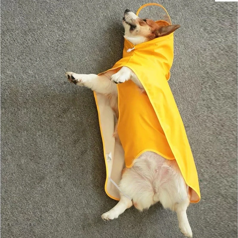 Дождевик прозрачный для собак дождевик с капюшоном маленьких средних и больших